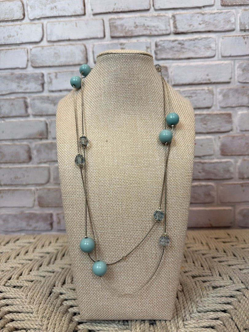 Various Necklace – Silver/Turquoise, Size One Size – Excellent Condition
