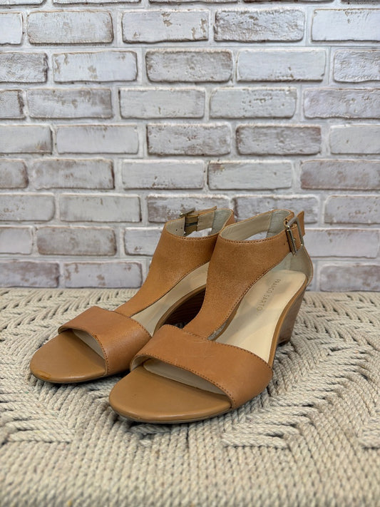 Franco Sarto Sandals, Tan, 8, Used - Good