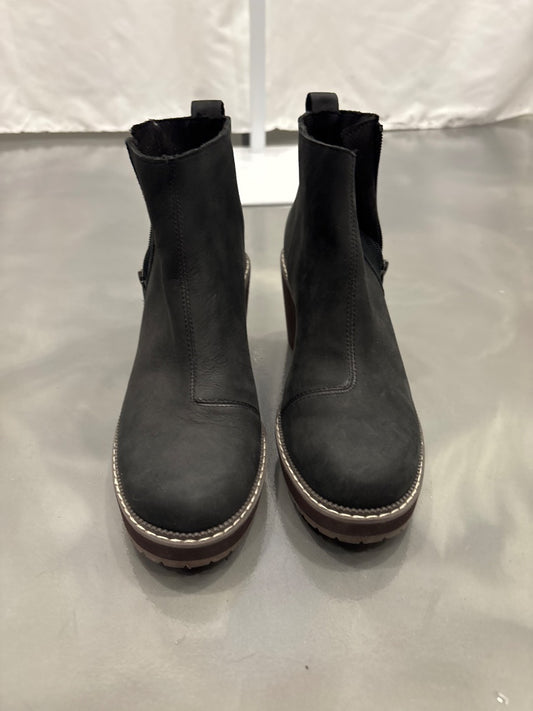 Toms Booties, Black, 7, Used - Good