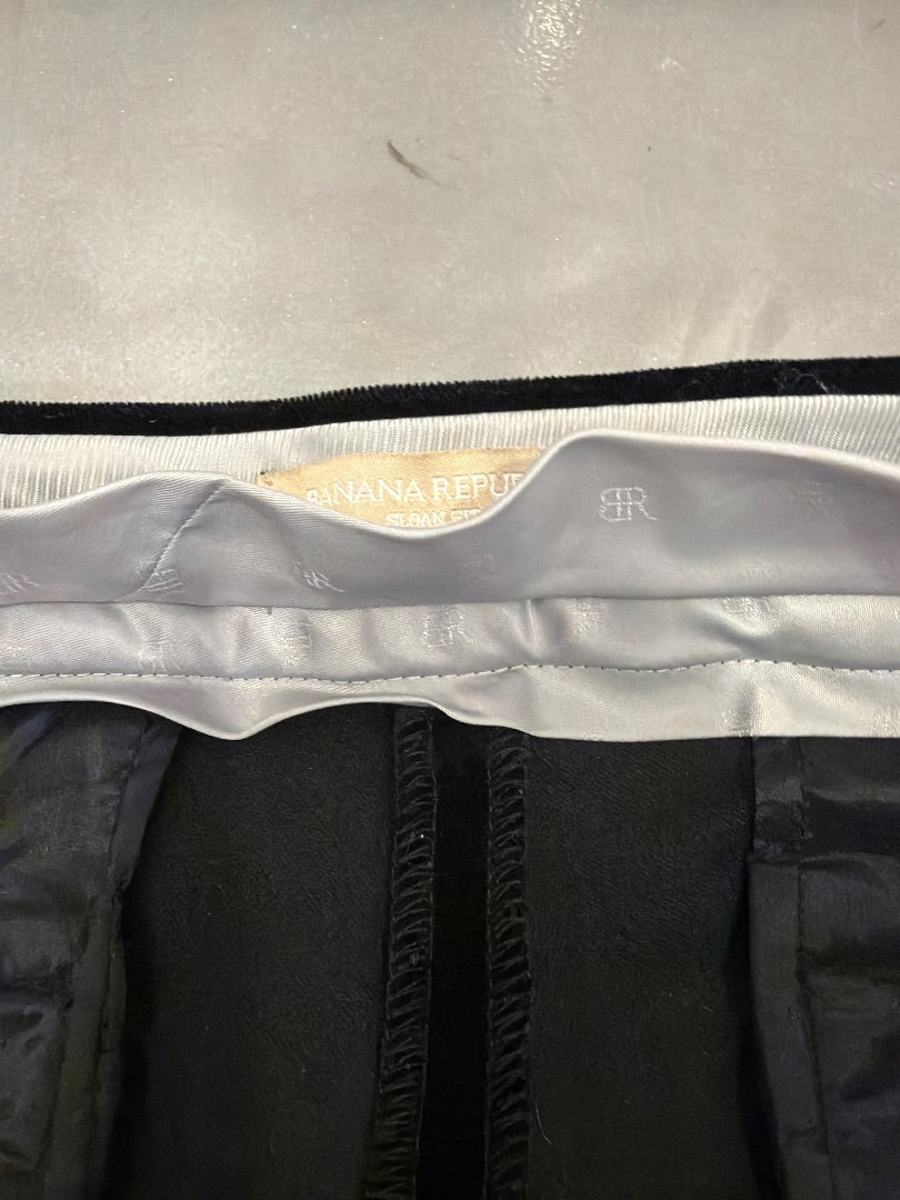 Banana Republic Velvet Pants, Black, 10, Used - Good