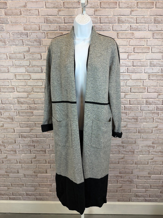 Tahari Wool blend Jacket, Grey/black, Small, Used - Good