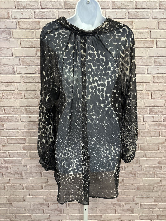 Cabi Shirt, Black/white, Large, Used - Good