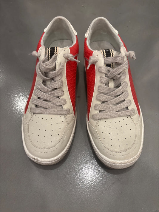 The shu ahop Sneakers, White/red, 7.5