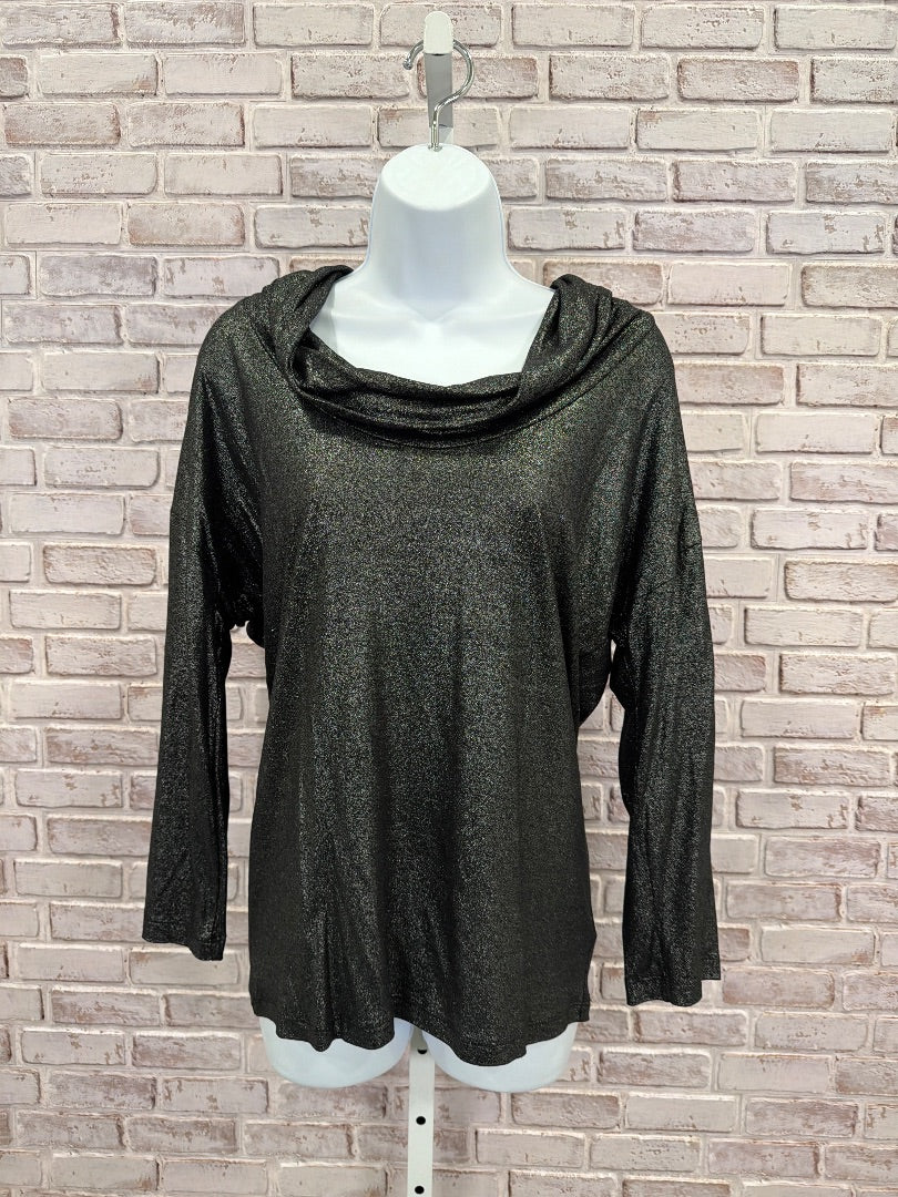 Calvin Klein Shirt, black/silver, Medium, Used - Good