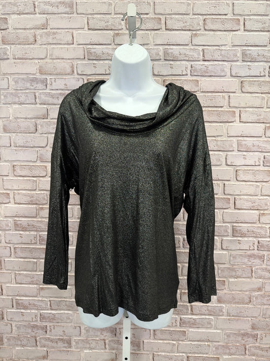 Calvin Klein Shirt, black/silver, Medium, Used - Good