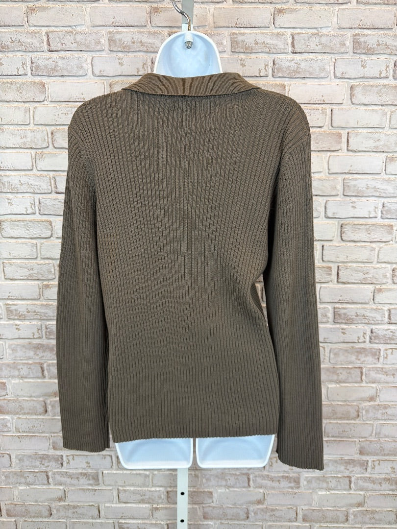 Style & Co Shirt, Brown, Large, Used - Excellent