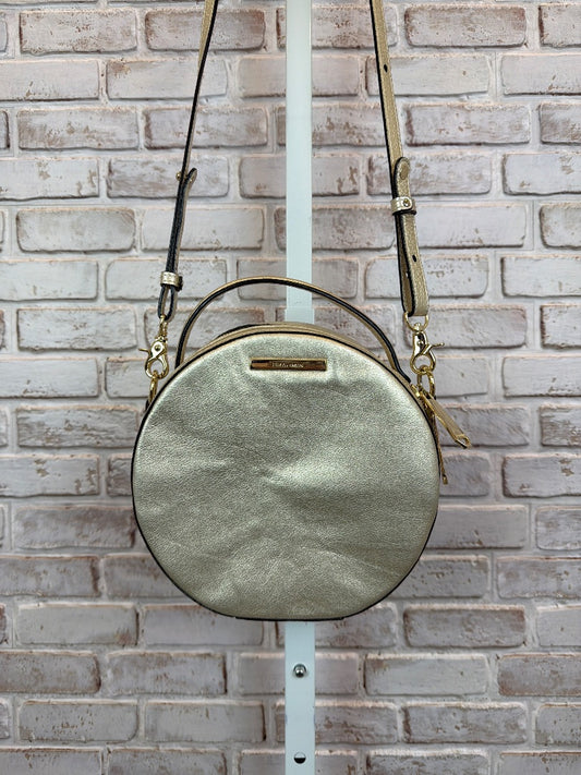 Brahmin Lane Crossbody, Gold, One Size, Used - Excellent