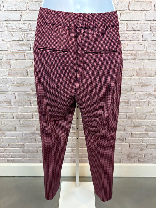 Ann Taylor Pants, Purple/pink houndstooth, XS, Used - Excellent