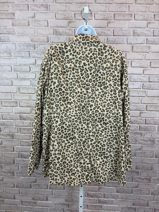 Caslon Jacket, Leopard, XL, Used - Excellent