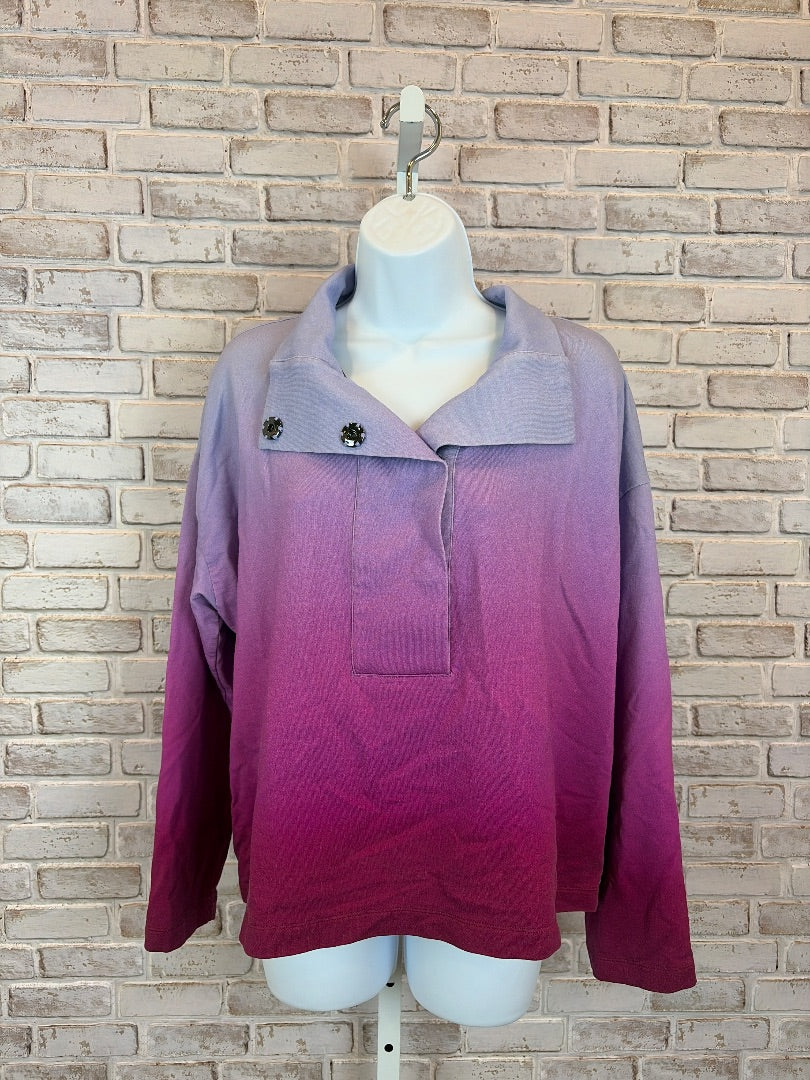 T by talbots Shirt, Purple/magenta, XL, Used - Good