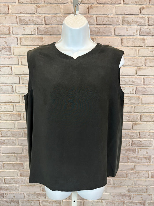 Harve Bernard Silk Shirt, Charcoal, Medium, Used - Excellent