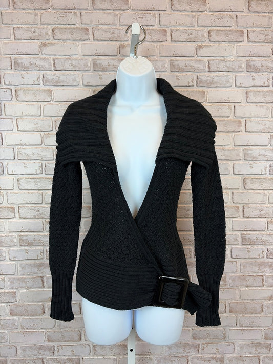 Cache Wrap Sweater, Black, XS, Used - Excellent