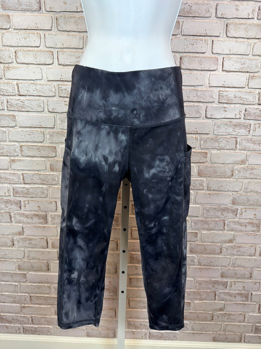 Various Leggings, Navy tie dye, Small, Used - Good