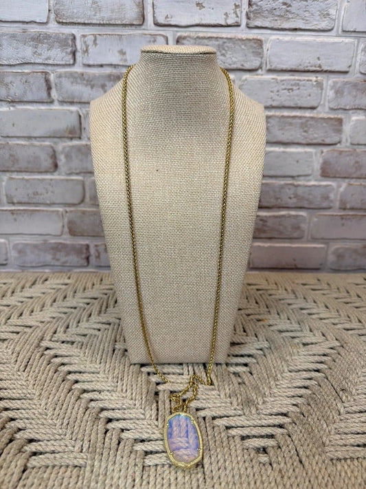 Various Pendant Necklace – Orange, Size One Size – Excellent Condition