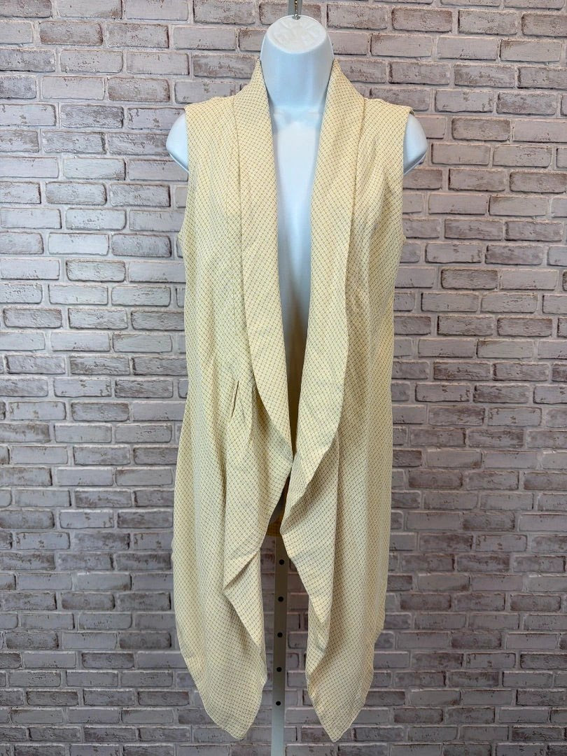 Alberto Makali Outerwear - Vest – Alberto Makali Vest, Yellow/beige, Small, Used - Excellent