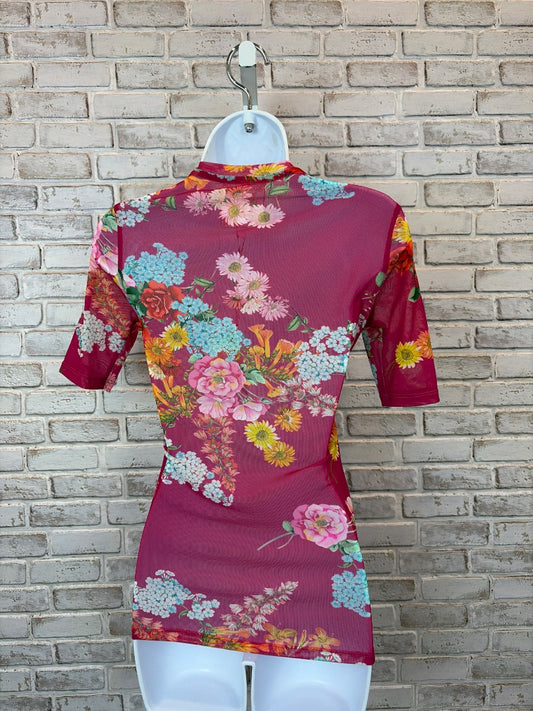 Johnny Was Jade Shirt – Pink, XS – New With Tags Condition