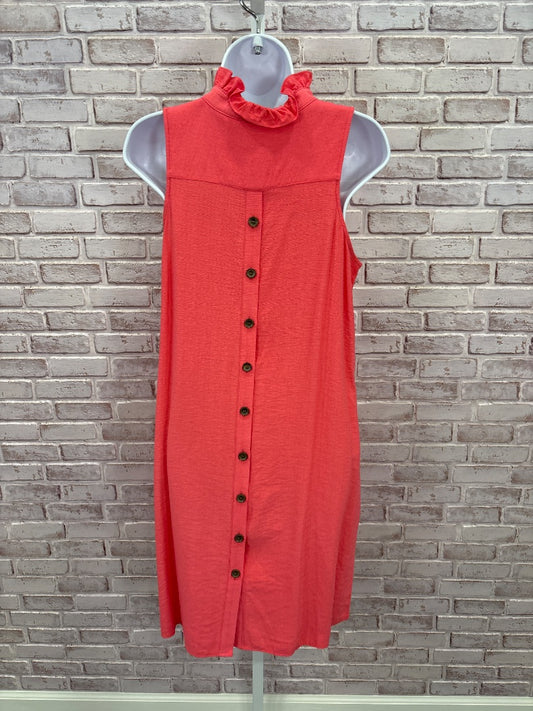 Boho Chic Dress, Coral, Medium, Used - Good