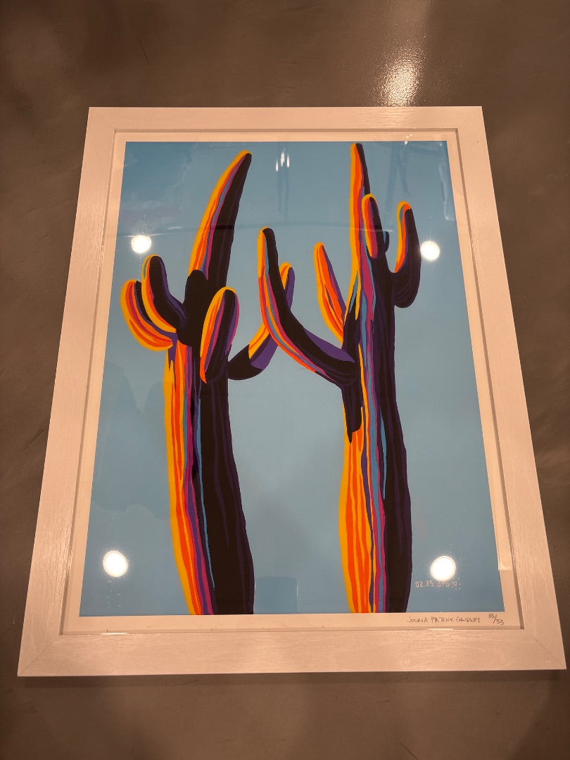 “Saguaro Serenade” Multi Joshua Patrick Gridley Limited edition acrylic print, One Size