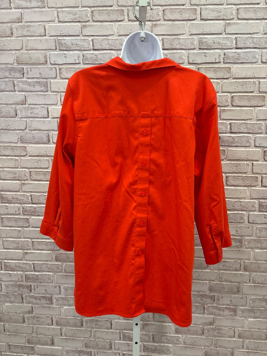 Chicos Shirt, Red, 2, Used - Good