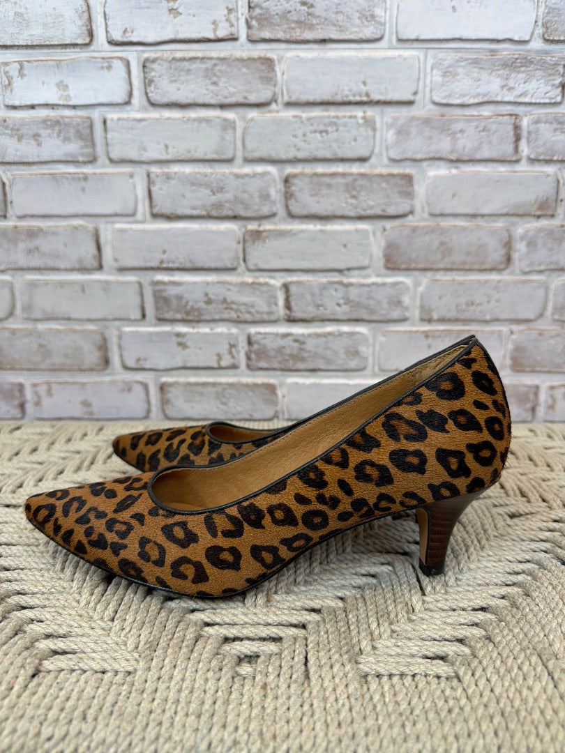 Clarks Heels, Leopard, 7, Used - Excellent