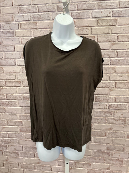 Aware Tee shirt, Brown/green, Small, Used - Good