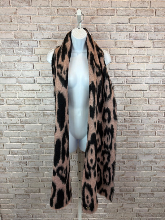 Betsy Johnson Scarf, Pink/black leopard, One Size, Used - Excellent