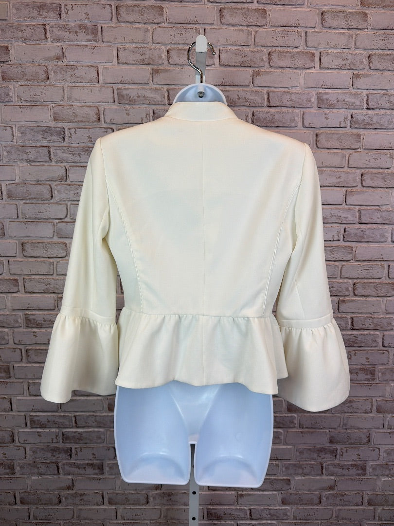 White House Black Market Blazer, White, 4, Used - Good