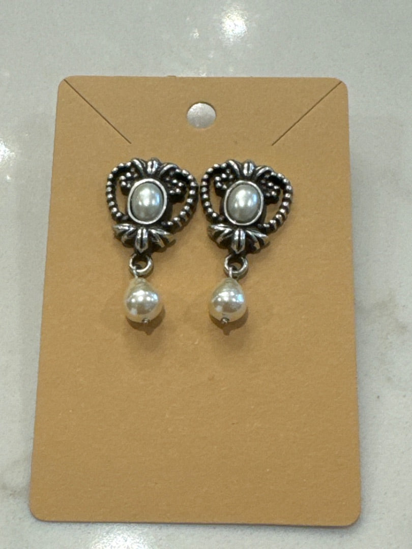 Brighton earrings, Silver, One Size, Used - Good