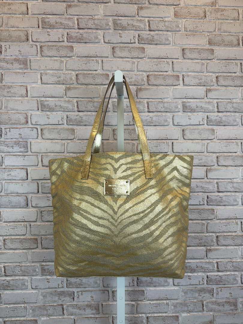 Michael kors Tote, Gold animal, One Size, Used - Good