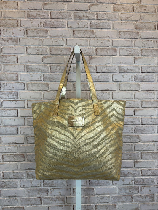Michael kors Tote, Gold animal, One Size, Used - Good