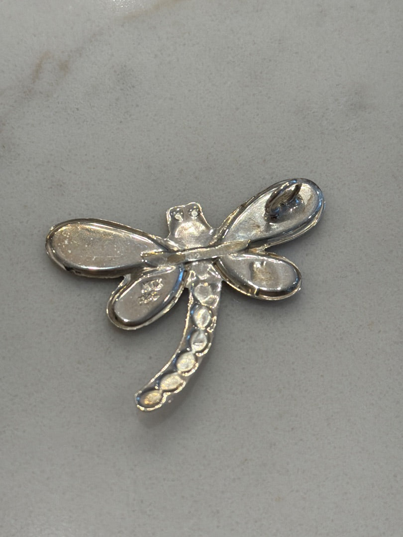 Various Dragonfly Charm, Blue/silver, One Size, Used - Good