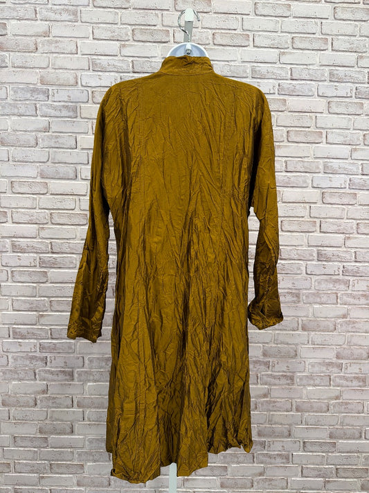 Eleven Stitch Design Cardigan, Yellow/green, Small, Used - Good