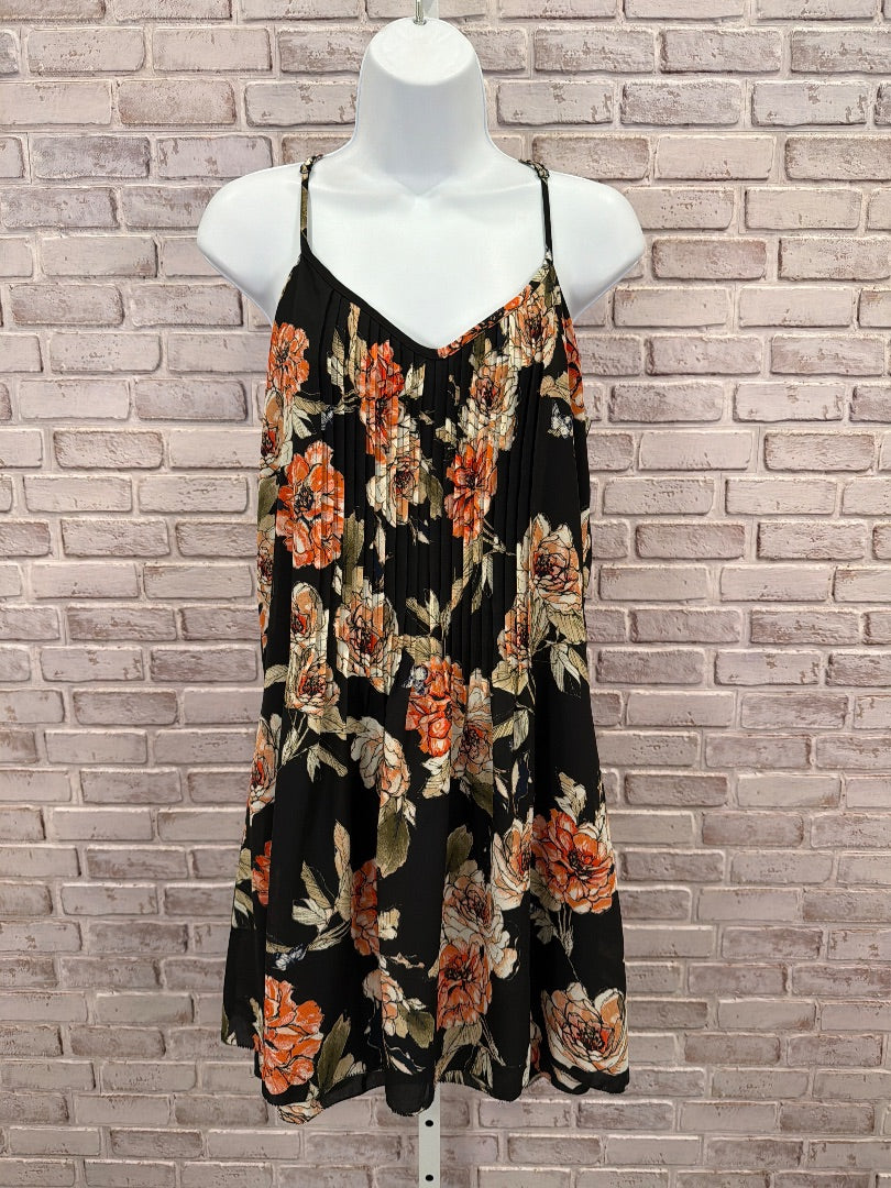 Sanctuary Dress, Black floral, Medium, Used - Good