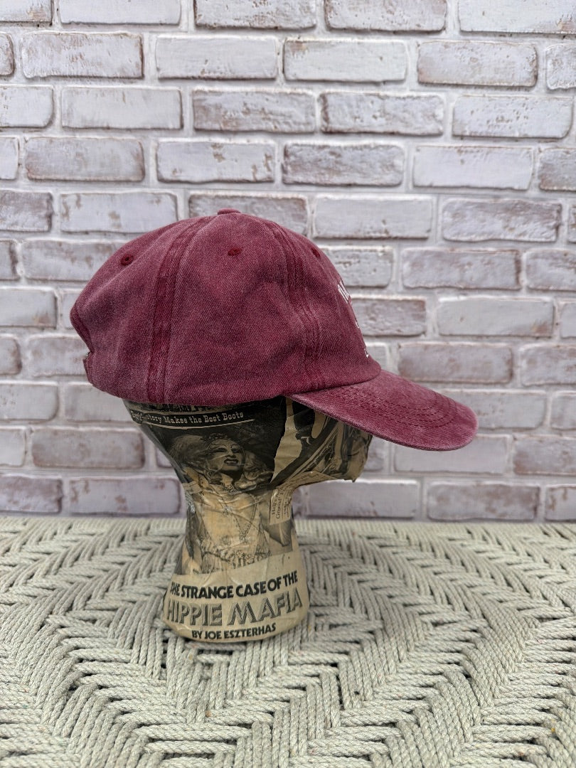 Various Baseball cap, Maroon, One Size, Used - Good