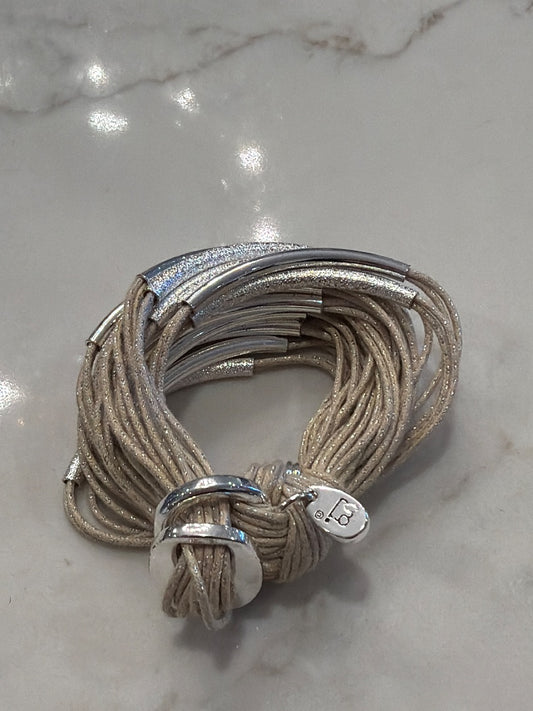 Various Bracelet, Silver multi, One Size, Used - Excellent