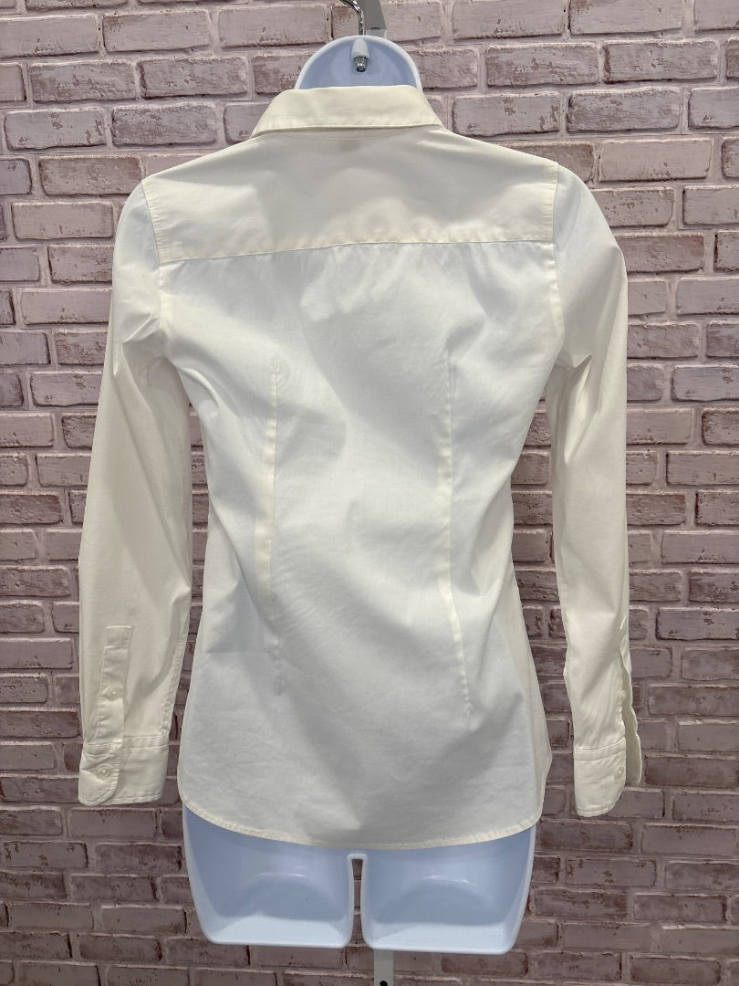 Ann Taylor Tops, White, 0, Used - Good