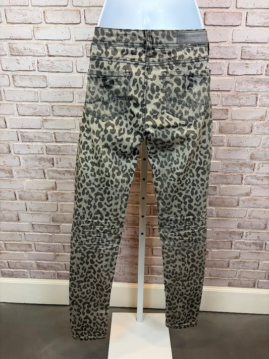 Almost Famous Jeans, Leopard, 3, Used - Good