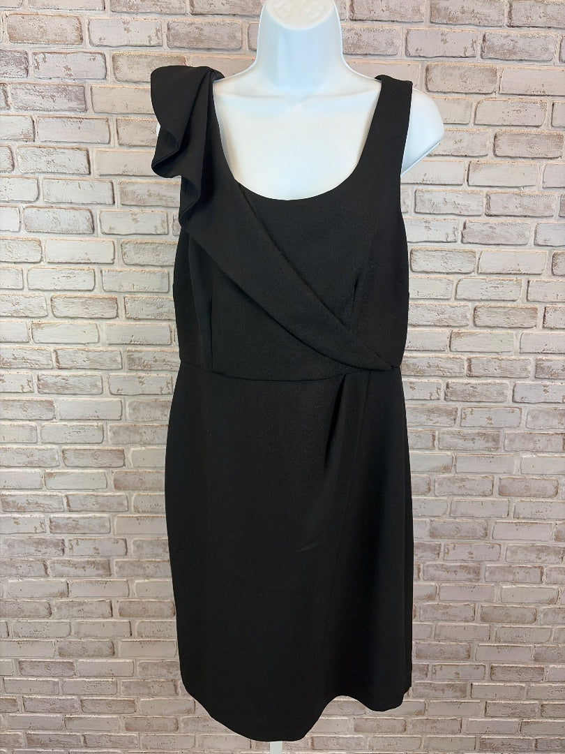 Ann Taylor Loft Dress, Black, Large/10, NWT