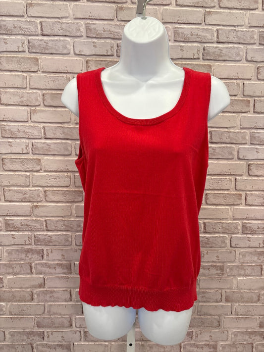 Talbots Tank top, Red, Medium, Used - Good