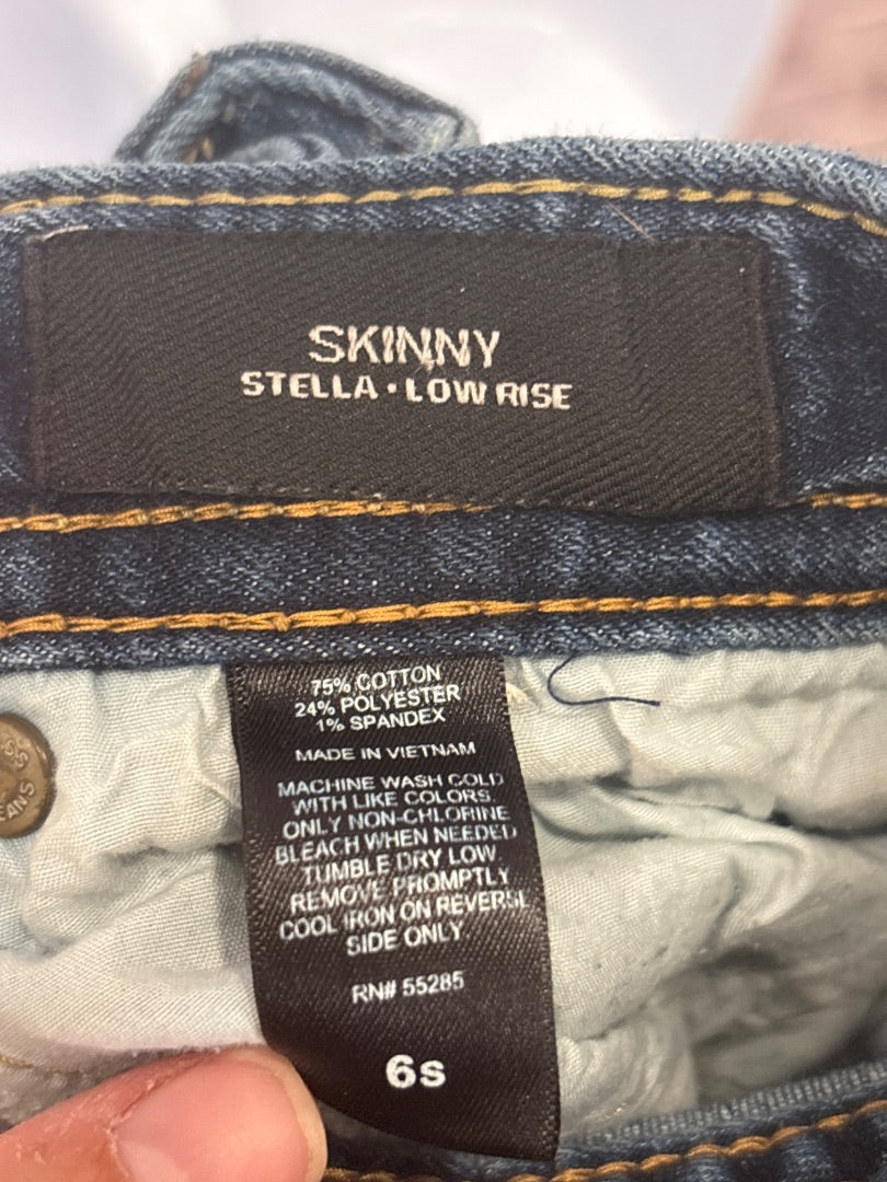 Express Jeans, Dark denim, Medium/6 short, Used - Good