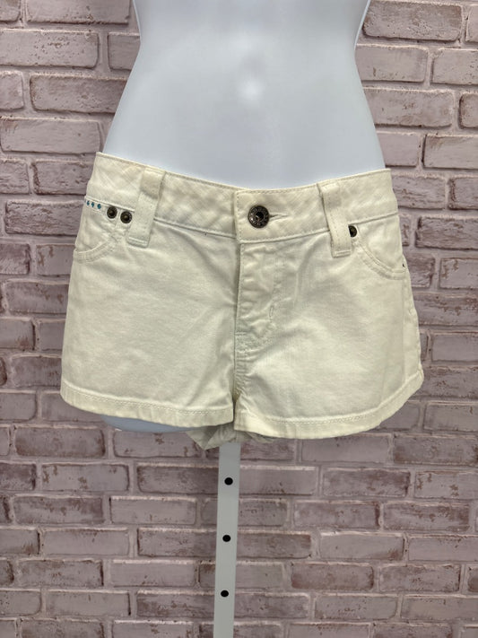 Denim Shorts, White, 30, Used - Good