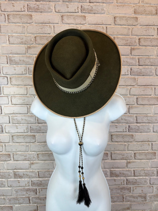 Double H Custom Hat, Green, One Size, Used - Excellent