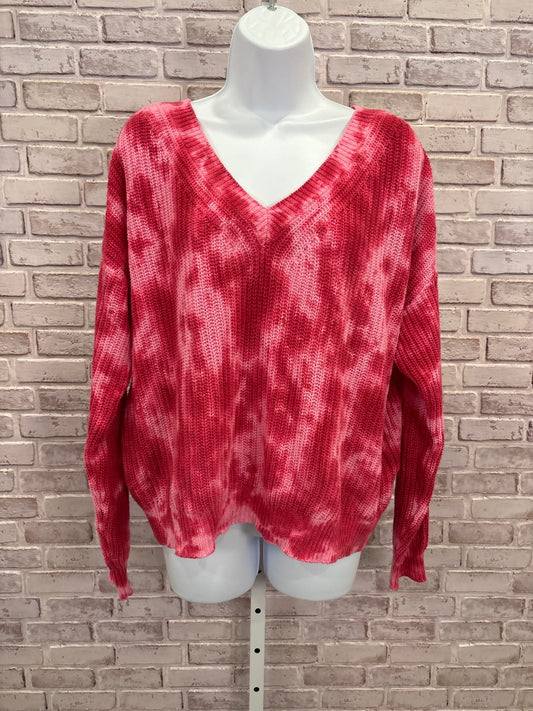 Hiatus Sweater, Pink tie dye, Large, Used - Good