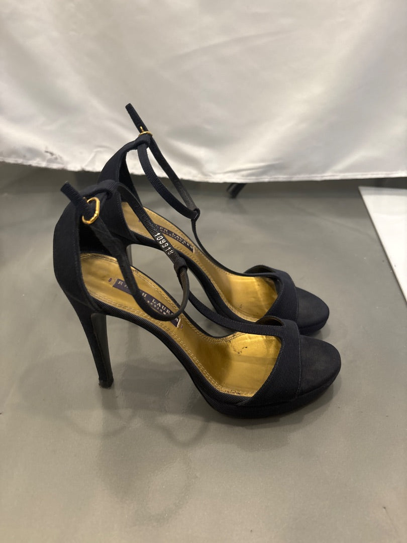 Ralph Lauren Heels, Black, 7
