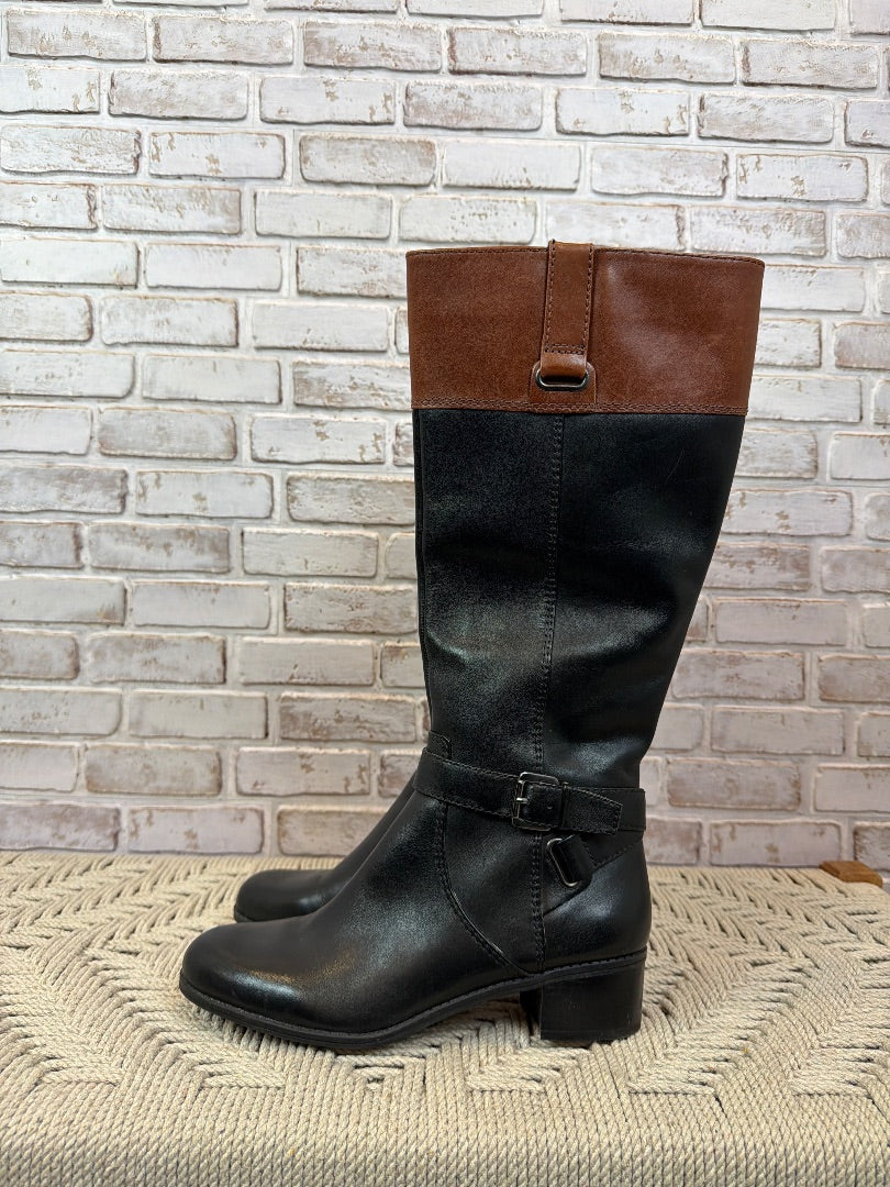 Bandolino Boots, Black/brown, 8, Used - Good