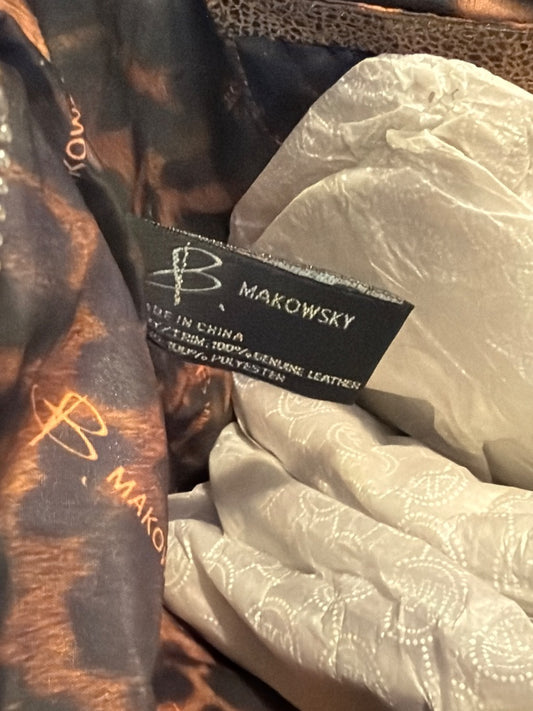 B Makowsky Tote – Brown Multi – Excellent Condition