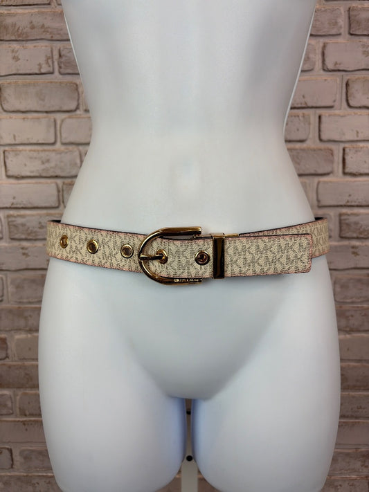 Michael Kors Reversible Belt, Brown multi, One Size, Used - Fair