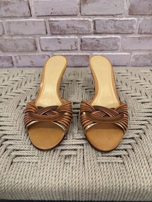 Cole Haan Heels, Tan multi, 7, Used - Good