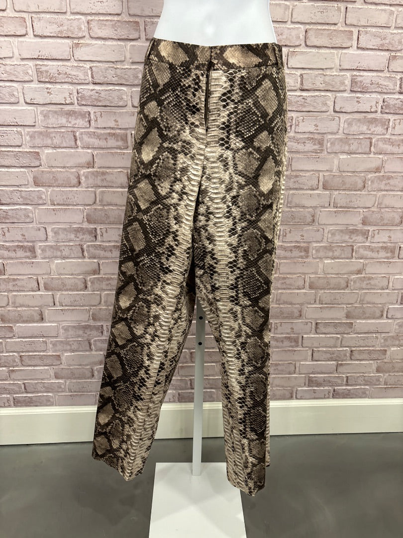 Michael Kors Pants, Brown Snakeskin, 16, Used - Good