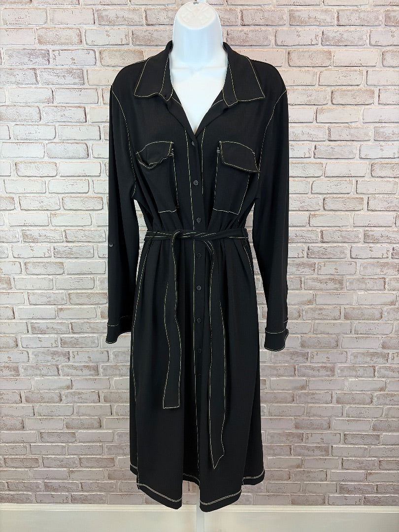 Chicos Dress, Black/White, 3, Used - Good